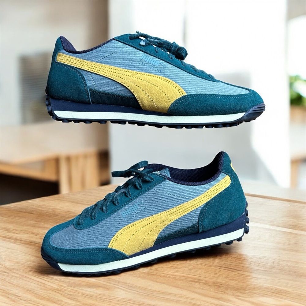 Puma Easy Rider Weathered Green Moon Sunny Yellow Men’s Size 12